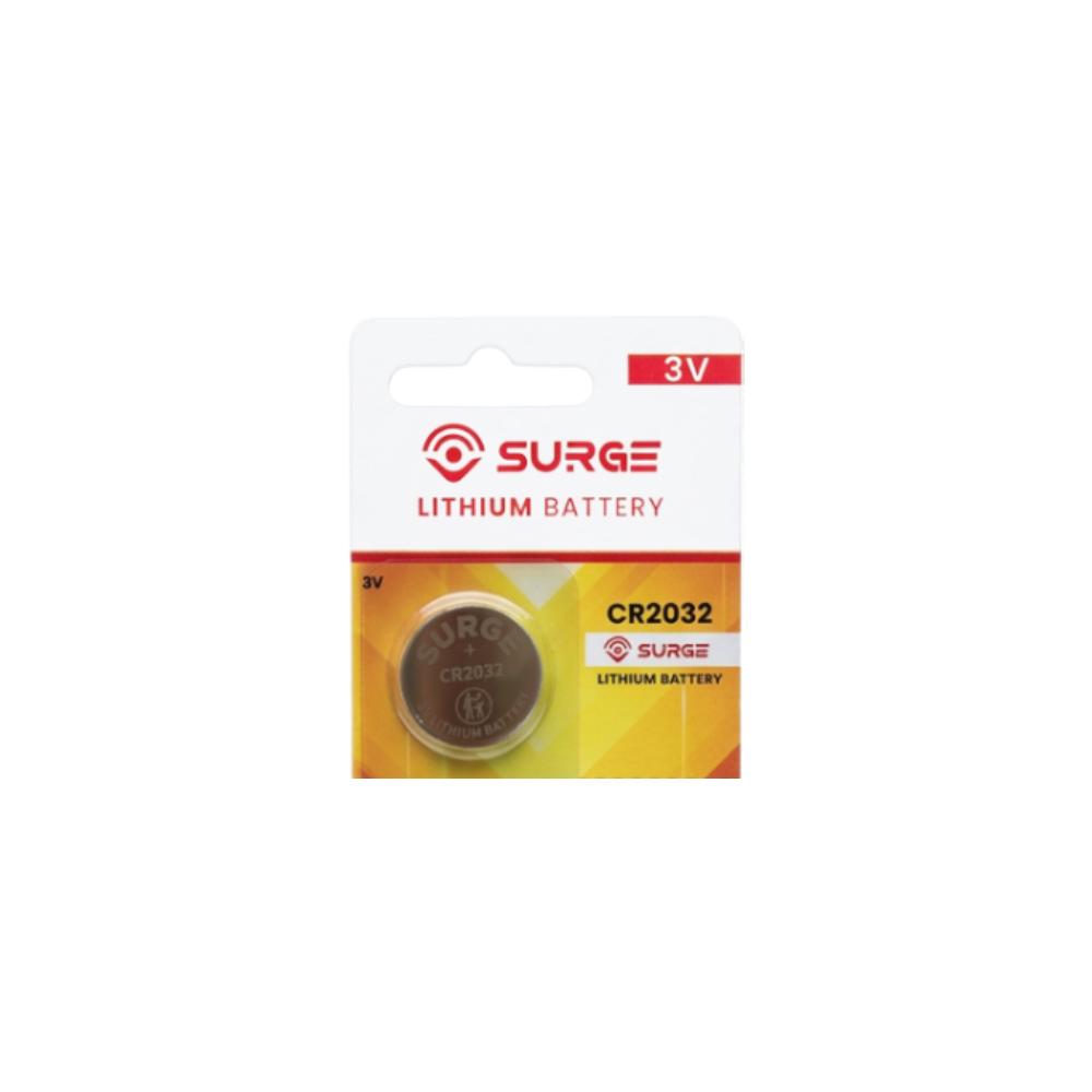 SURGE CR2032 Lithium Cell 3V (5's/1's) for Lithium Battery, Batteri Bulat, Battery CR2032
