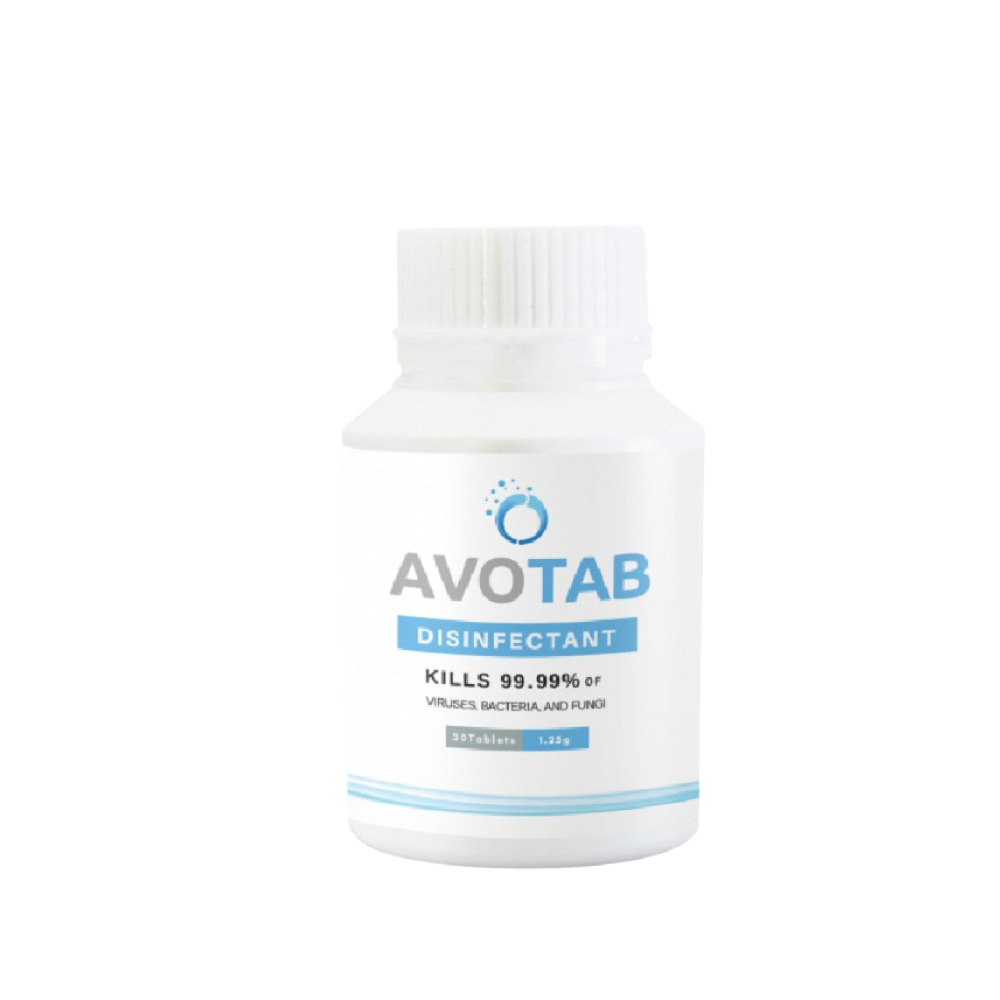 AVOTAB Disinfectant Tablet 1.25g (40's/200's) for Sanitizer, Germicide, Sterilizer, Antibacterial