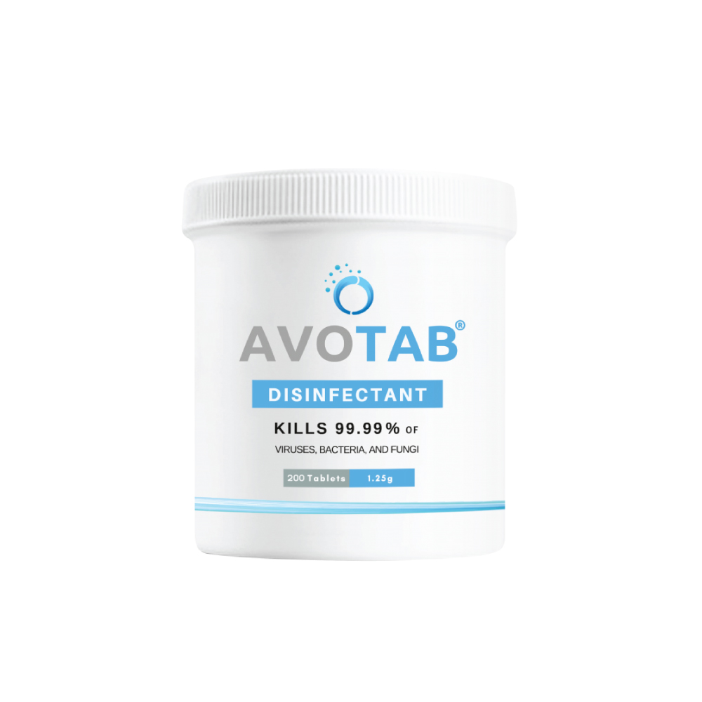 AVOTAB Disinfectant Tablet 1.25g (40's/200's) for Sanitizer, Germicide, Sterilizer, Antibacterial