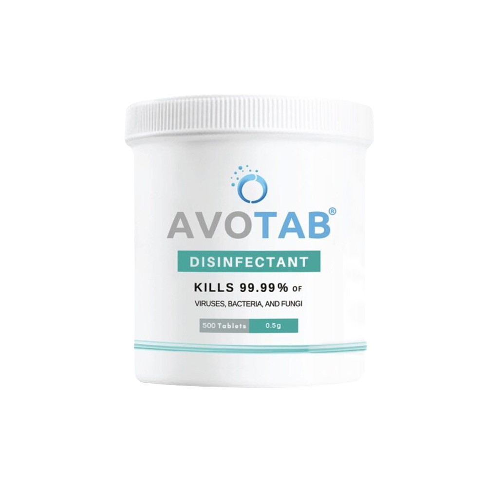 AVOTAB Disinfectant Tablet 0.5g (100's/500's) for Sanitizer, Germicide, Sterilizer, Antibacterial