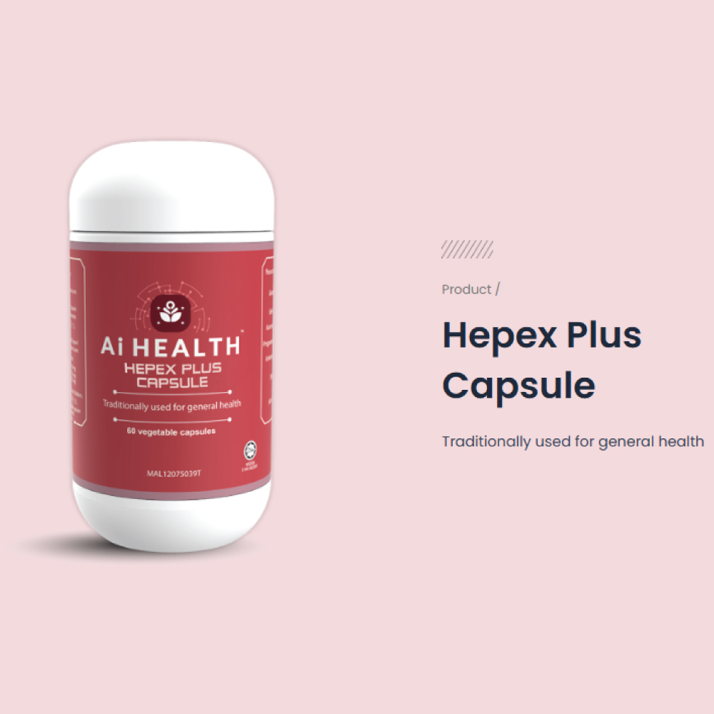 AI HEALTH Hepex Plus 450mg 60's for Liver Tonic, Supplement for Fatty Liver, Liver Supplement