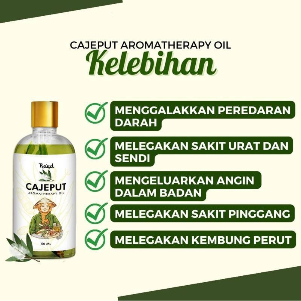 RAED Cajeput Aromatherapy Oil 50ml
