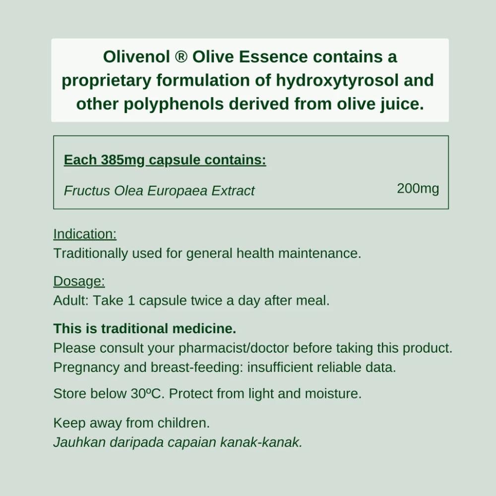 OLIVENOL Olive Essence 90's for Natural Antioxidant
