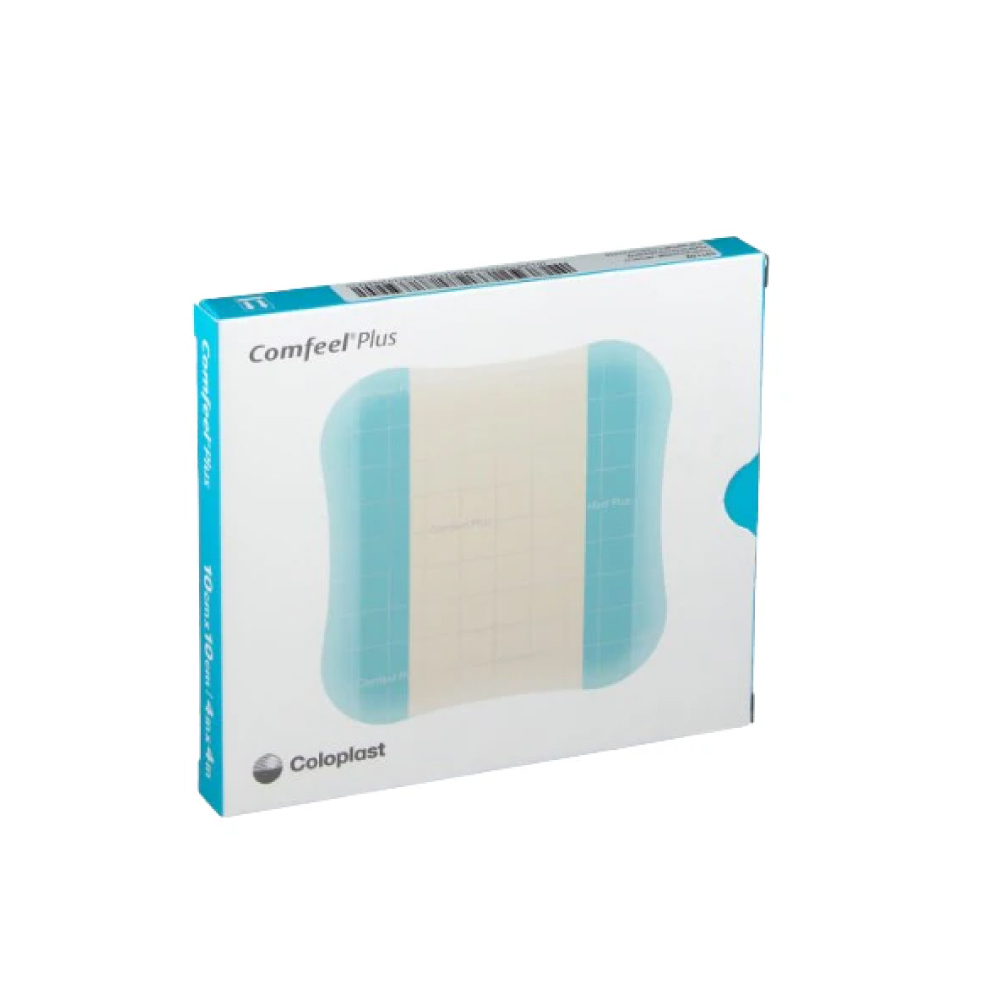 COLOPLAST Comfeel Plus Ulcer 10cm X 10cm 10's (33110) with Hydrocolloid Wound Dressing