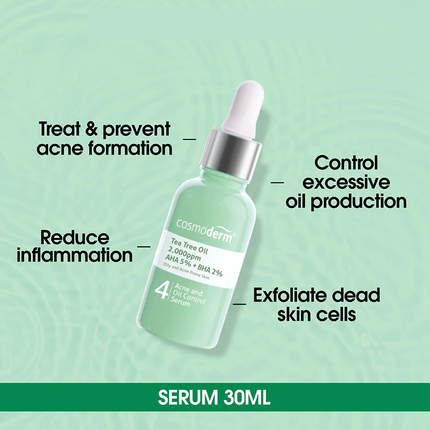COSMODERM Tea Tree Oil Refining Oil Control Serum 30ml
