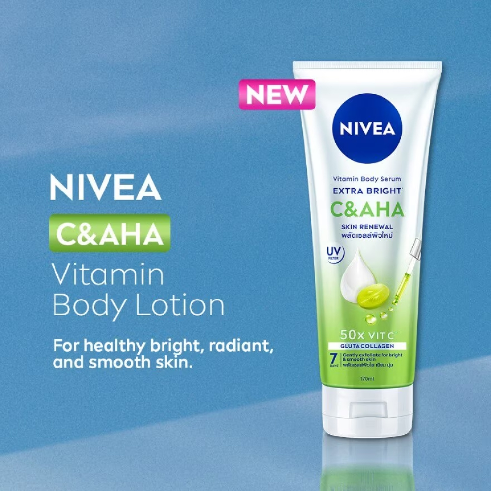 NIVEA Body Lotion Extra bright C & AHA Vitamin Body Serum (170ml/300ml)