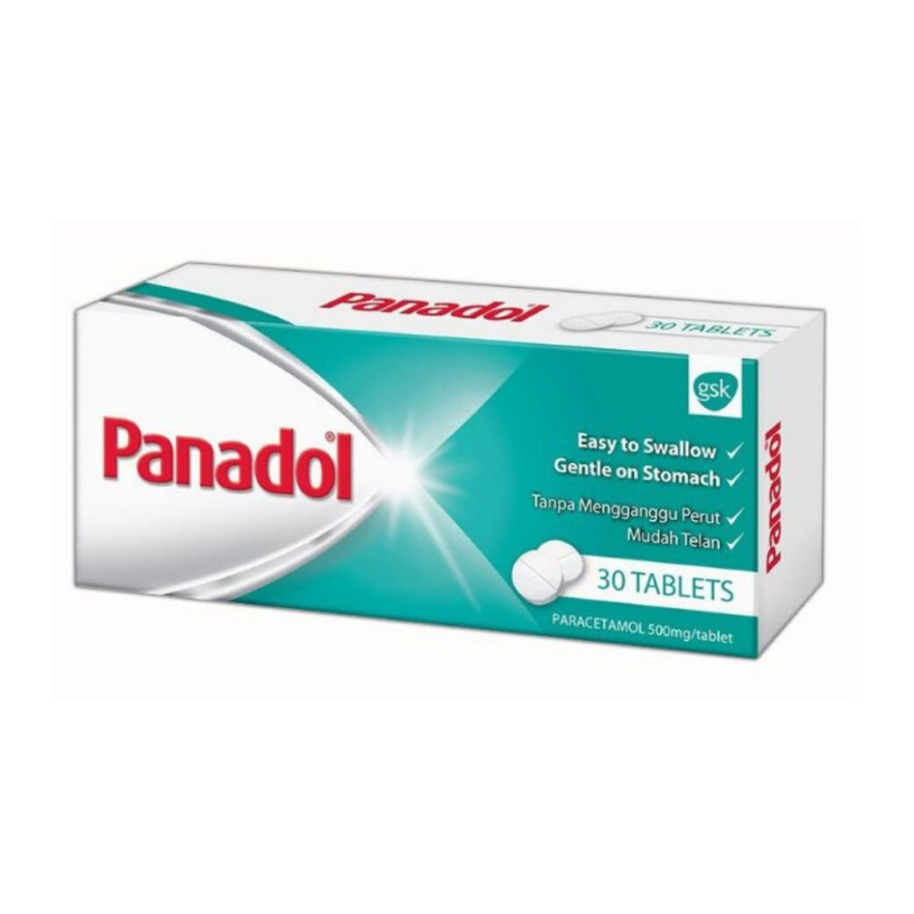PANADOL 500mg 30's Regular with Paracetamol, Ubat Panadol, Ubat Demam, Headache Relief