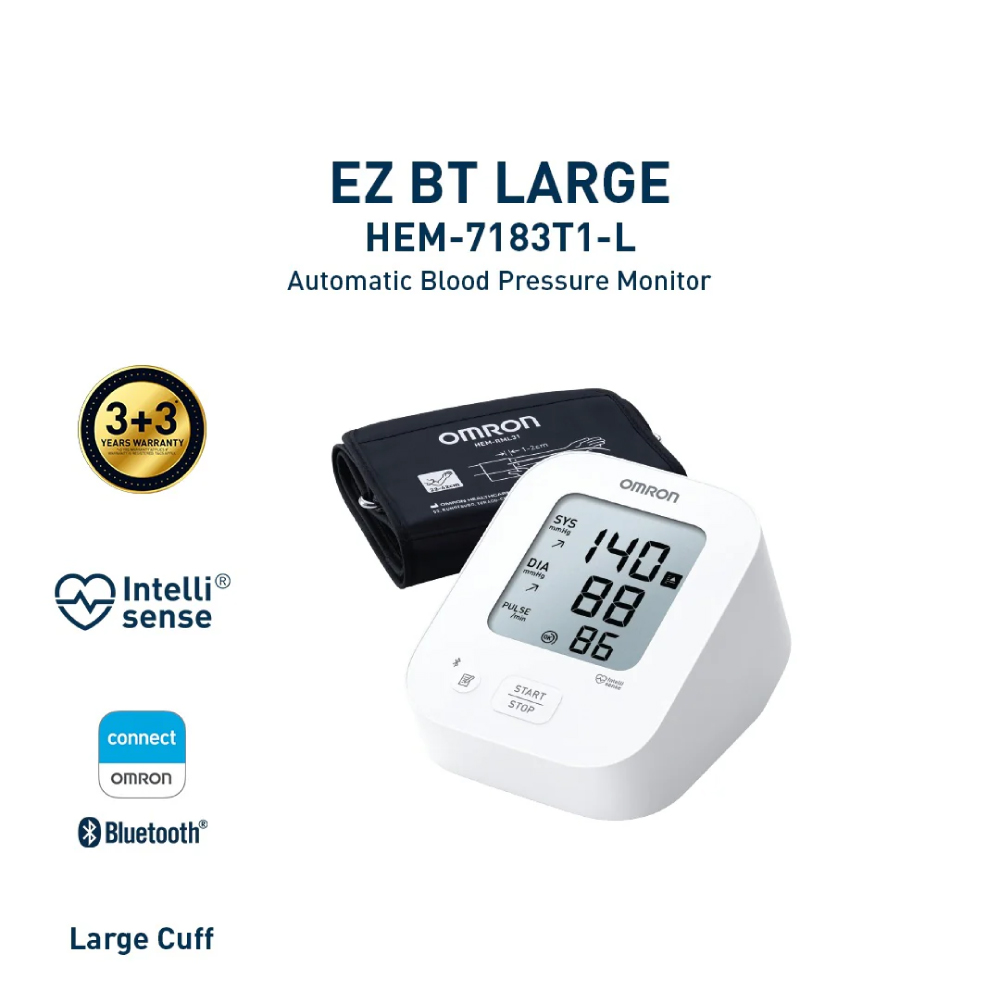 OMRON Blood Pressure Monitor Ez Large (HEM-7183-L) for Mesin Tekanan Darah
