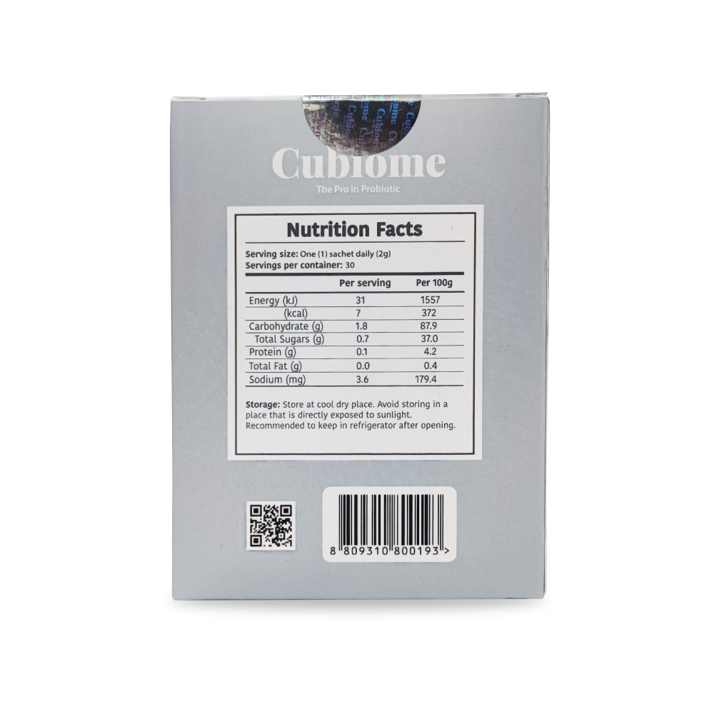 CUBIOME For Breathe Well 2g X 30's for Sinus Relief, Congestion Relief