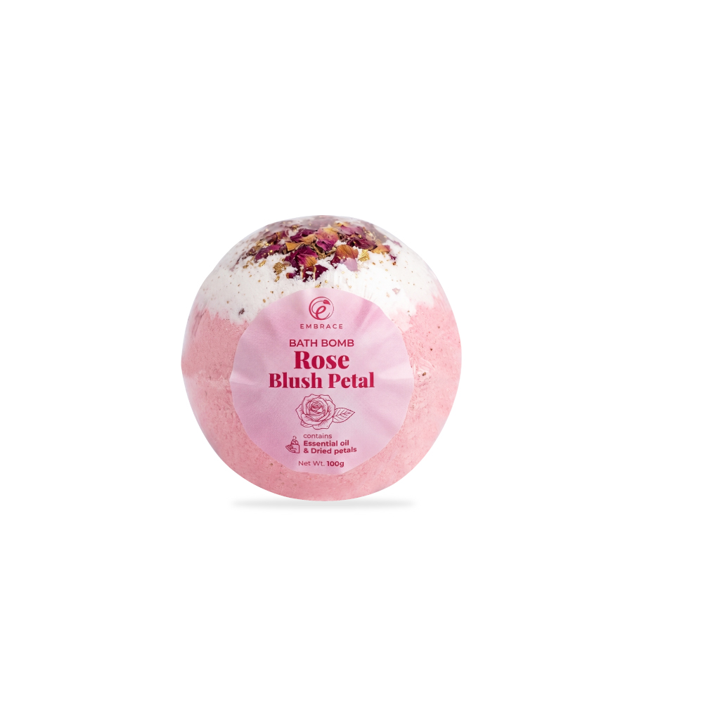 EMBRACE Bath Bomb 100g for Sabun Mandi, Sabun Rendam (Lavender, Chamomile, Rose, Freesia Glow)