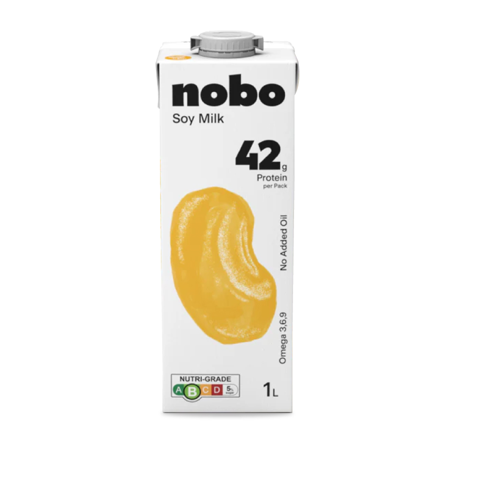 NOBO Soy Milk 1L - (Original / Almond) for Susu Soya, Soya Milk, Soya Bean