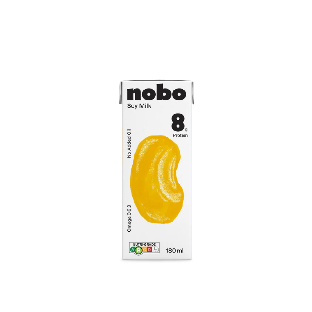 NOBO Soy Milk 180ml (1's/3's) Original for Susu Soya, Soya Milk, Soya Bean