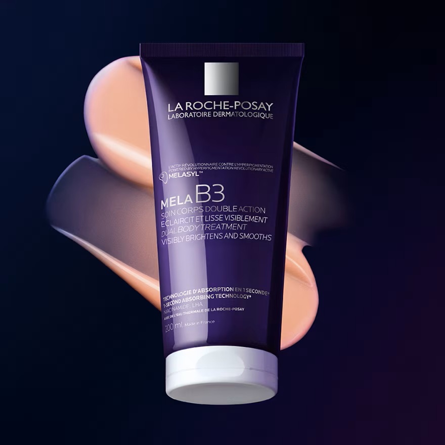 LA ROCHE POSAY Mela B3 Body Lotion 200ml for Anti Dark Spot with Melasyl and Niacinamide