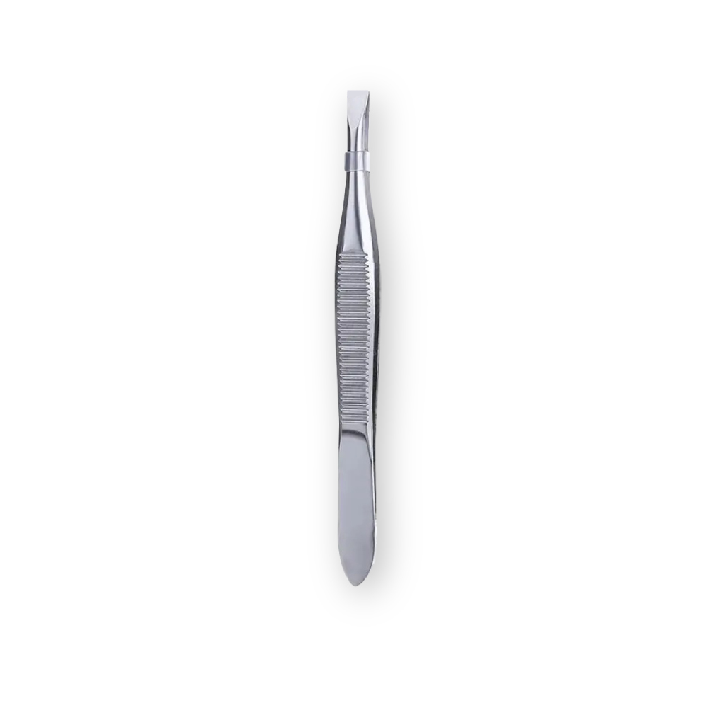 EMBRACE Flat Tip Eyebrow Tweezer 1's for Eyebrow Pluck, Eyebrow Shaping, Tweezer Kening