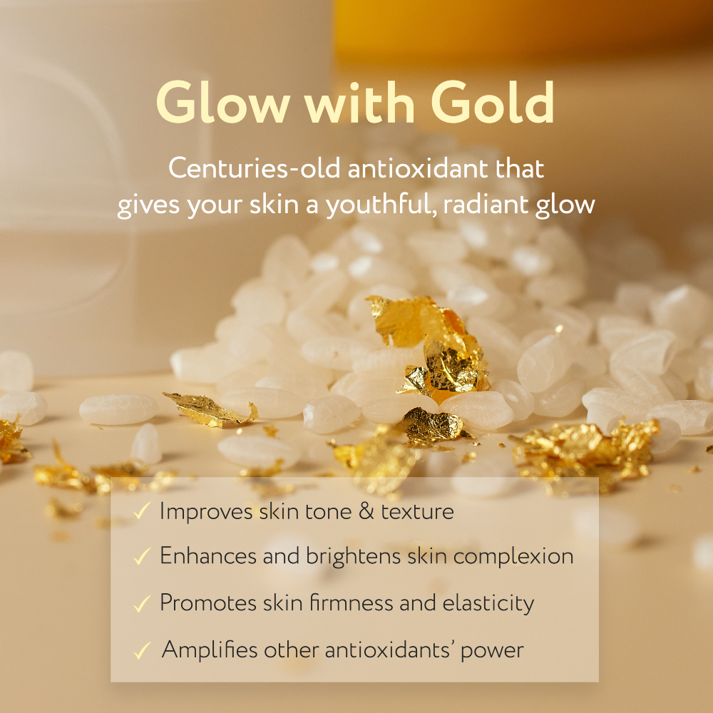 FACE REPUBLIC Glow Gold Mineral Cleanser 100ml for Brightening Face Wash, Face Cleanser