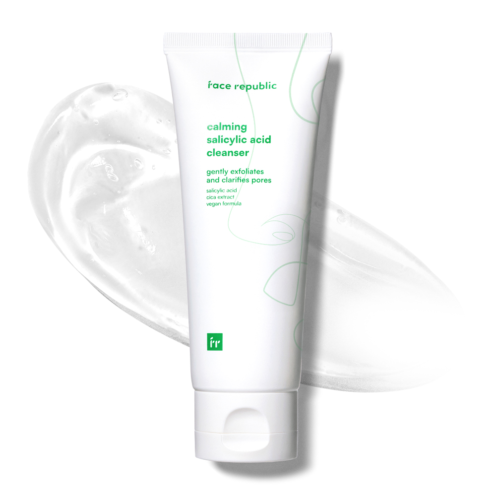 FACE REPUBLIC Calming Salicylic Acid Cleanser 100ml for Oil Control and Acne Face Wash