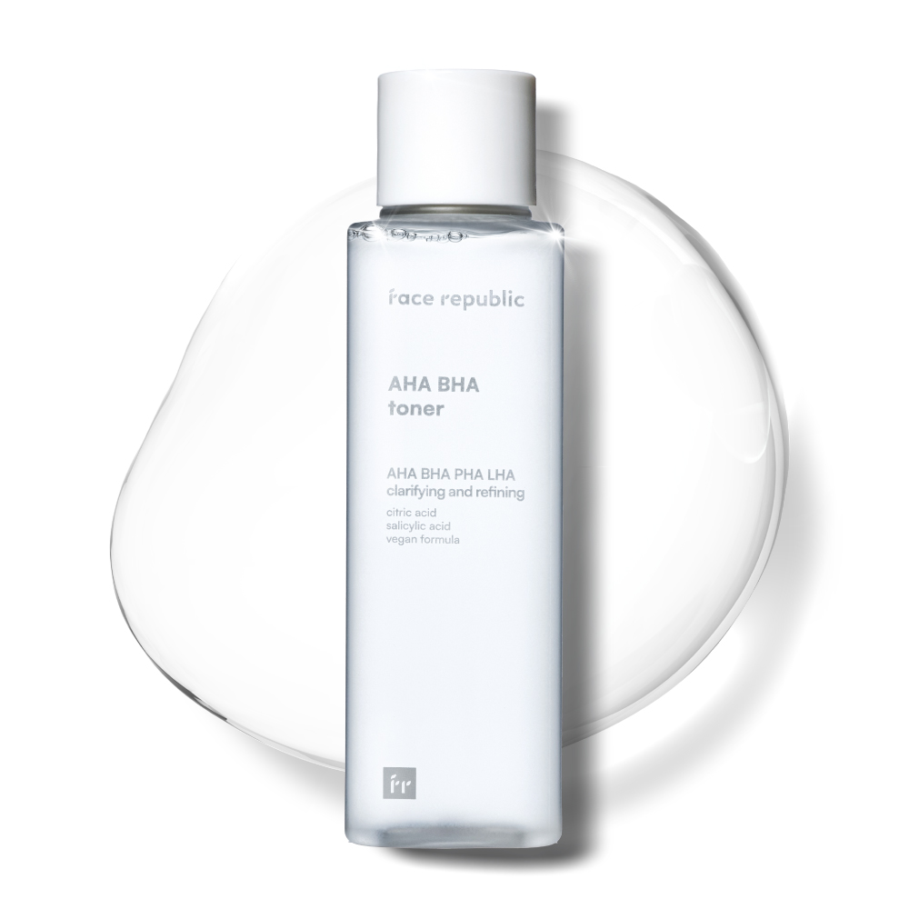 FACE REPUBLIC Aha Bha Toner 160ml with Salicylic Acid Toner, Exfoliate Toner