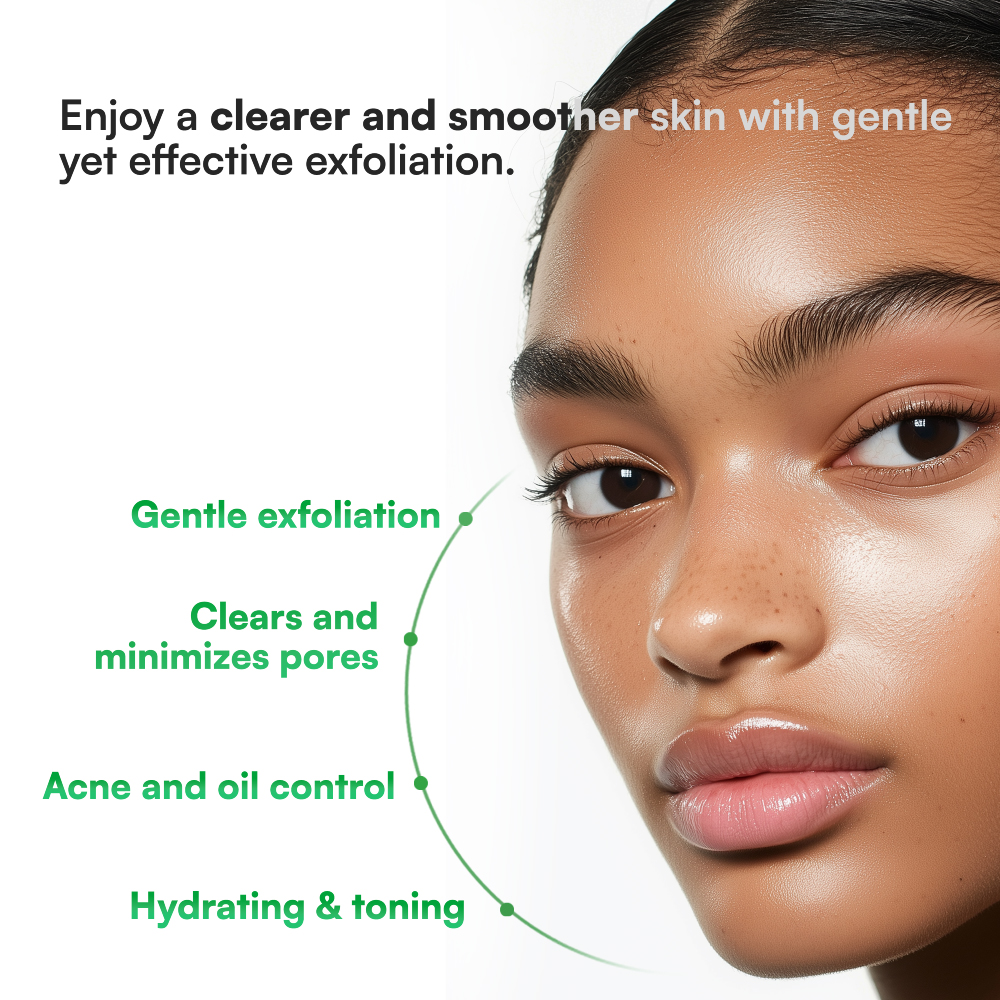 FACE REPUBLIC Aha Bha Toner 160ml with Salicylic Acid Toner, Exfoliate Toner