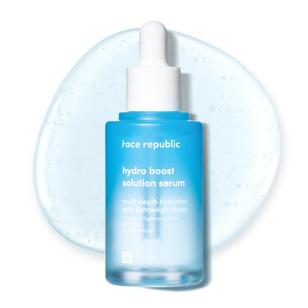 FACE REPUBLIC Hydro Boost Solution Serum 45ml for Hydration Serum, Hyaluronic Acid Serum