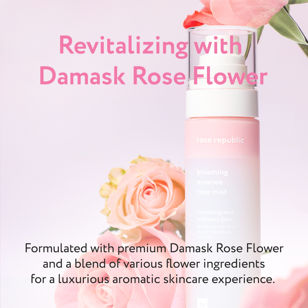 FACE REPUBLIC Blooming Essence Rose Mist 100ml for Face Mist, Glass Skin Mist