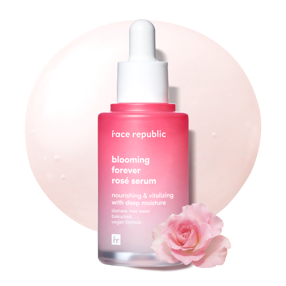 FACE REPUBLIC Blooming Forever Rose Serum 45ml for Anti Aging Serum