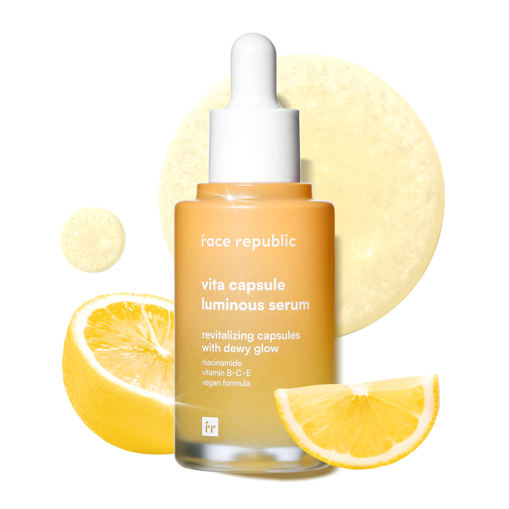 FACE REPUBLIC Vita Capsule Luminous Serum 45ml for Whitening Serum, Brightening Serum