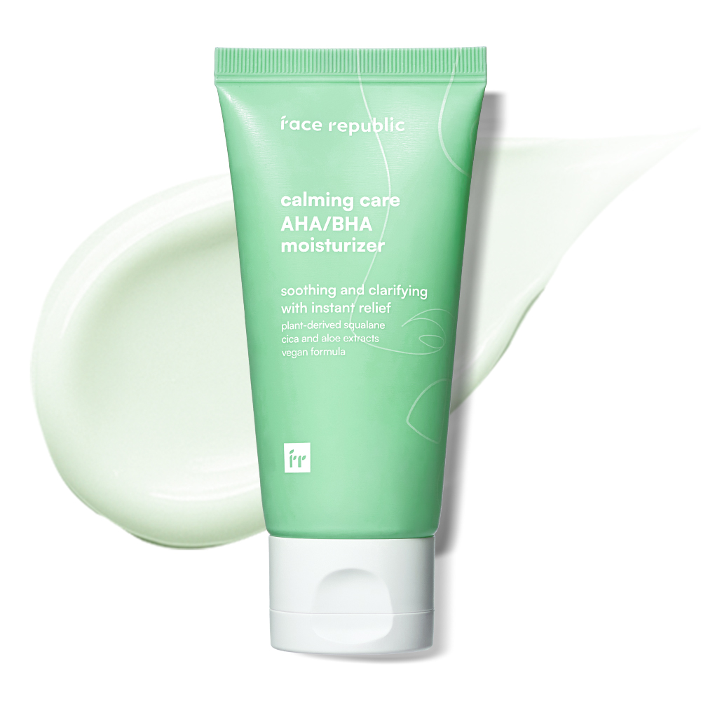 FACE REPUBLIC Calming Care Aha/Bha Moisturizer 50ml for Exfoliate and Clarifying Moisturizer