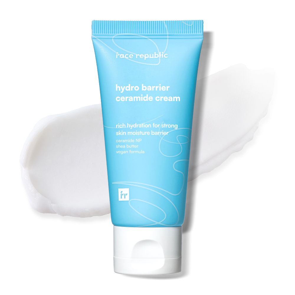 FACE REPUBLIC Hydro Barrrier Ceramide Cream 50ml for Hydration Moisturizer with Shea Butter