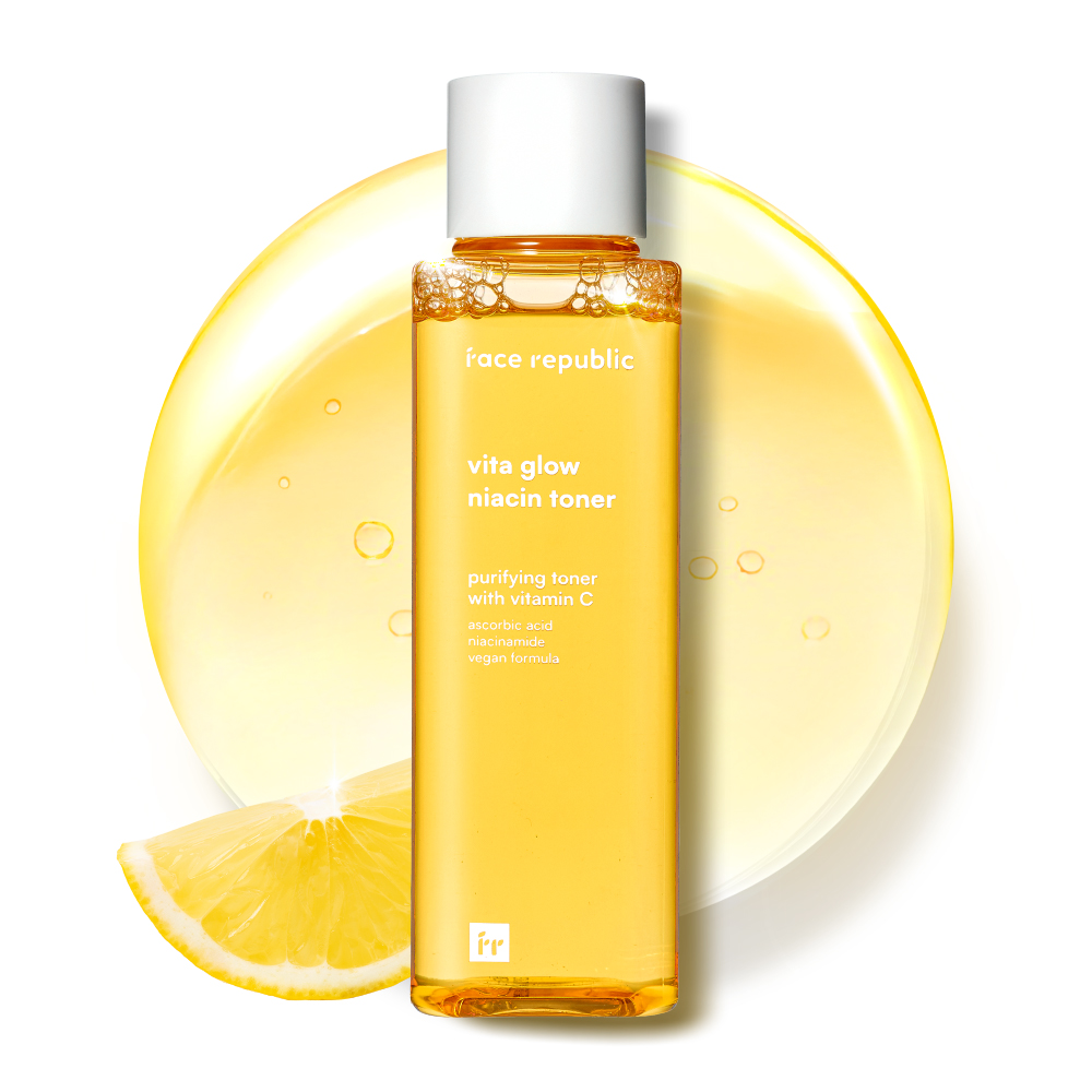 FACE REPUBLIC Vita Glow Niacin Toner 160ml for Brightening & Whitening Toner with Niacinamide