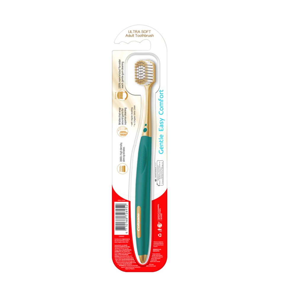 COLGATE Ultra Soft Gentle Easy Comfort Toothbrush 1's for Colgate Toothbrush, Berus Gigi