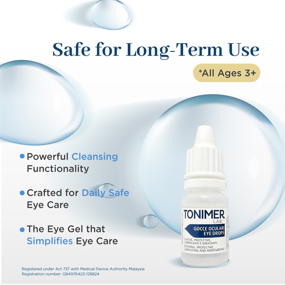 TONIMER LAB Eye Drops 10ml for Eye Lubricant, Ubat Mata, Titis Mata