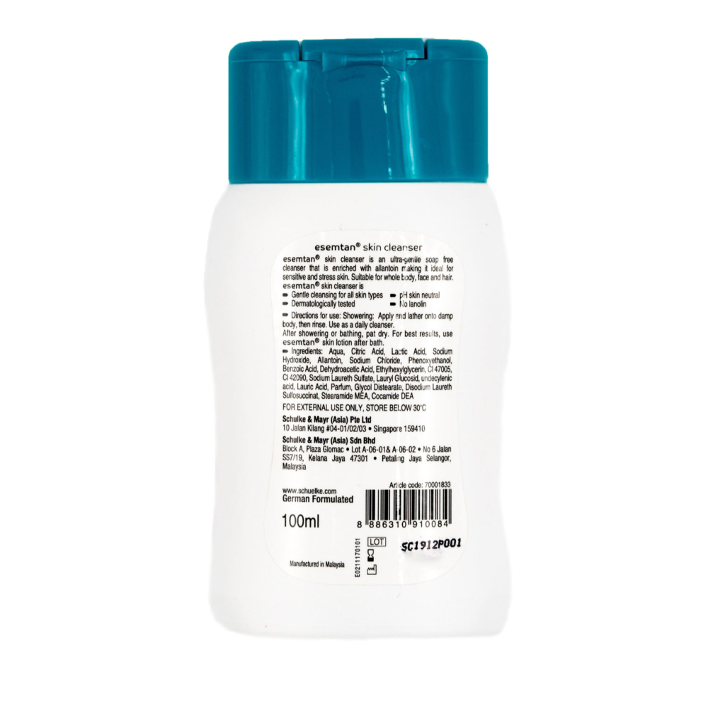ESEMTAN Skin Cleanser 100ml with Allantoin Body Wash, Face Cleanser for Moisturising Cleanser