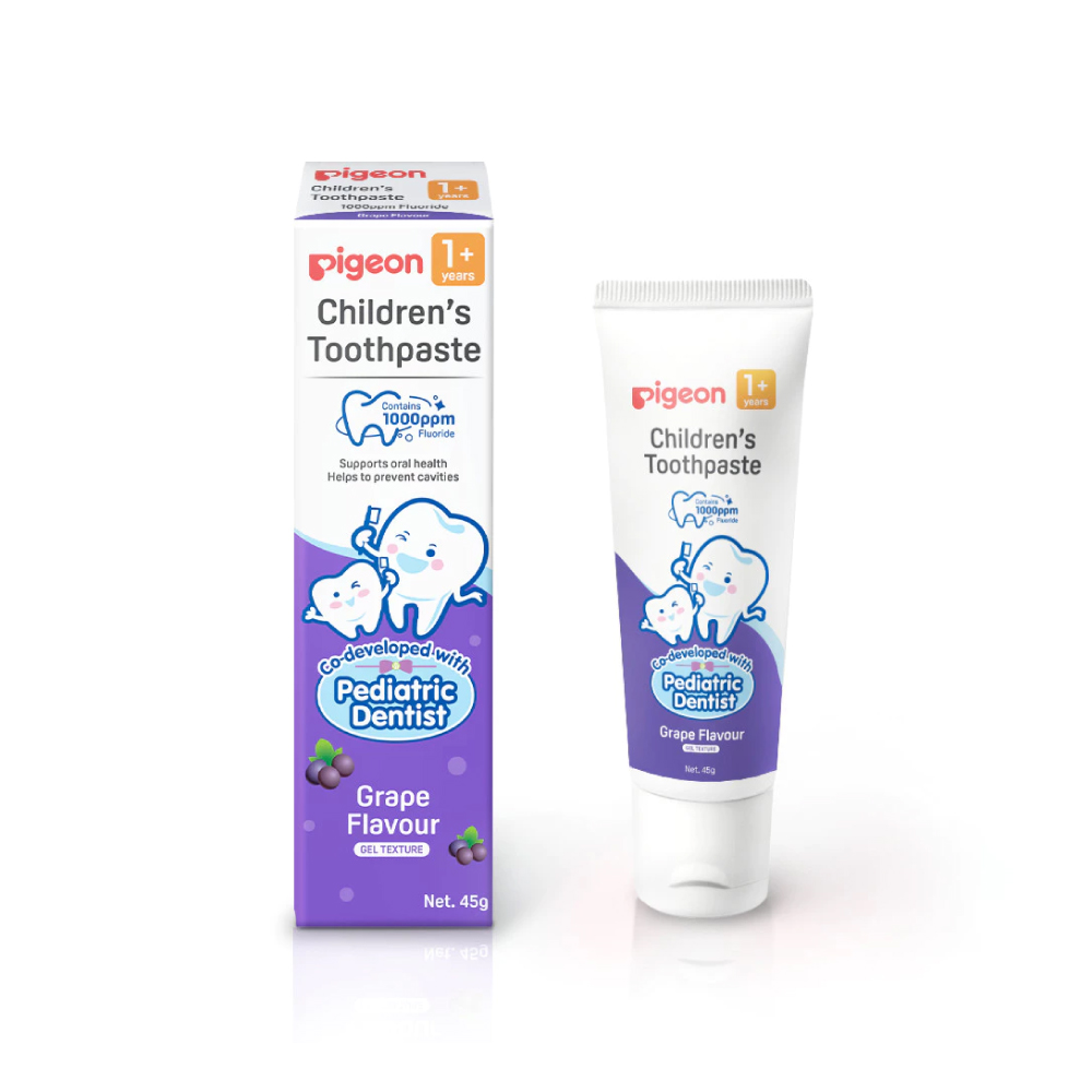 PIGEON Children Toothpaste 1yr 45g for Kids Toothpaste, Ubat Gigi Baby, Ubat Gigi Budak