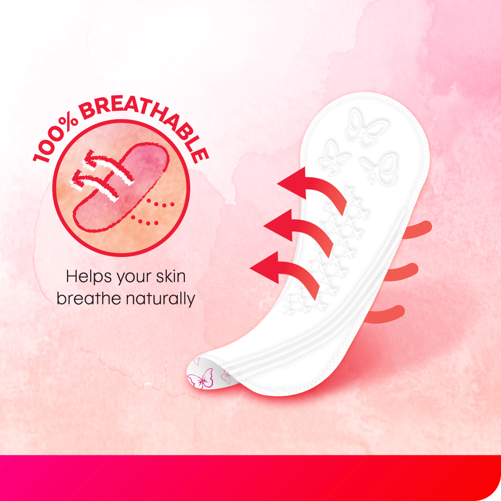 KOTEX Liner Ultra Thin Comfort & Freshness 3 X 40's for Panty Liners, Pad Liner, Sanitary Liner