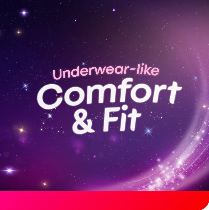 KOTEX Overnight Panties Size L/XL 2's for Tuala Wanita, Sanitary Pants