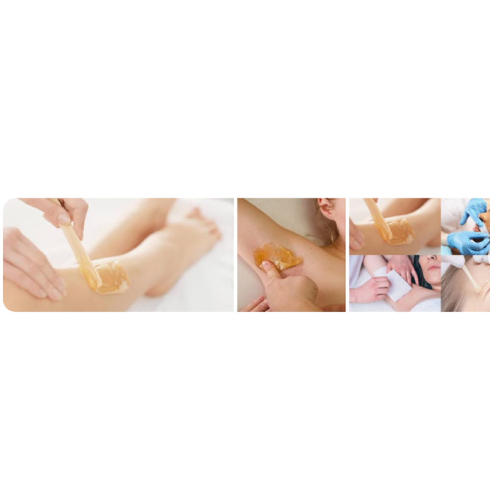 DERMAE Hair Removal Wax 210g with Non Woven Fabric 100's and Applicant, Hair Wax, Wax Bulu