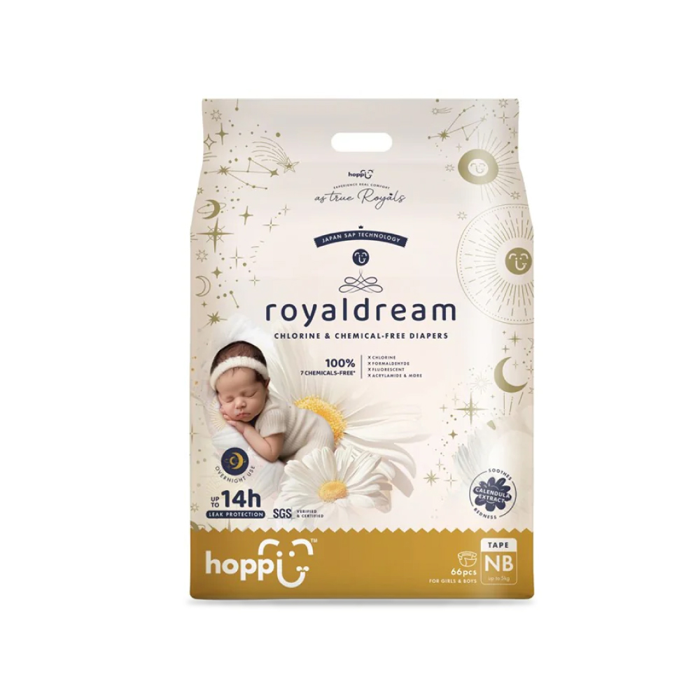 HOPPI Royal Dream Diaper Tape 1 Pack for Baby Diaper, Lampin Baby, Kids Diaper, Tape Diaper