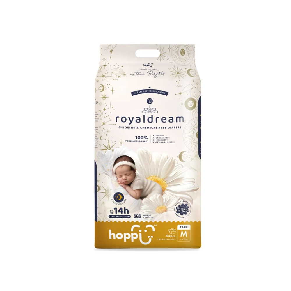HOPPI Royal Dream Diaper Tape 1 Pack for Baby Diaper, Lampin Baby, Kids Diaper, Tape Diaper