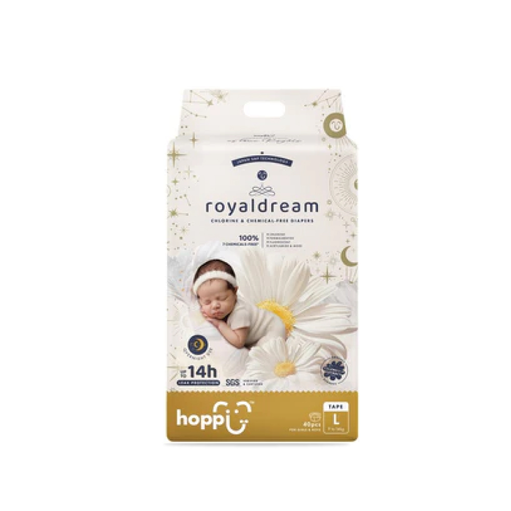 HOPPI Royal Dream Diaper Tape 1 Pack for Baby Diaper, Lampin Baby, Kids Diaper, Tape Diaper