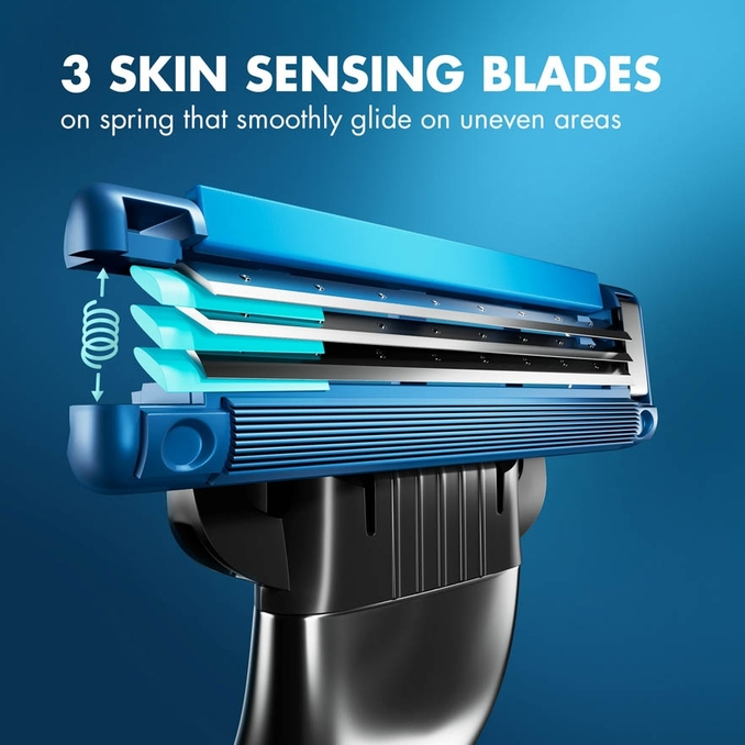 GILLETTE Mach3 Turbo 8's for Shave Refill