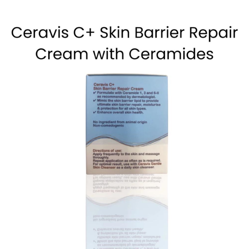 CERAVIS C+ Skin Barrier Repair Cream 100g for Dry Skin, Sensitive Skin, Ceramide Cream