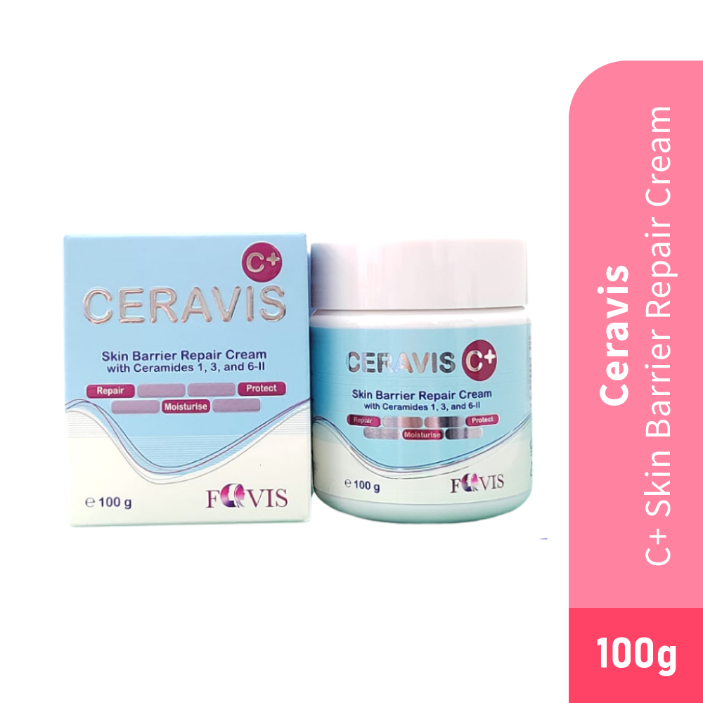 CERAVIS C+ Skin Barrier Repair Cream 100g for Dry Skin, Sensitive Skin, Ceramide Cream