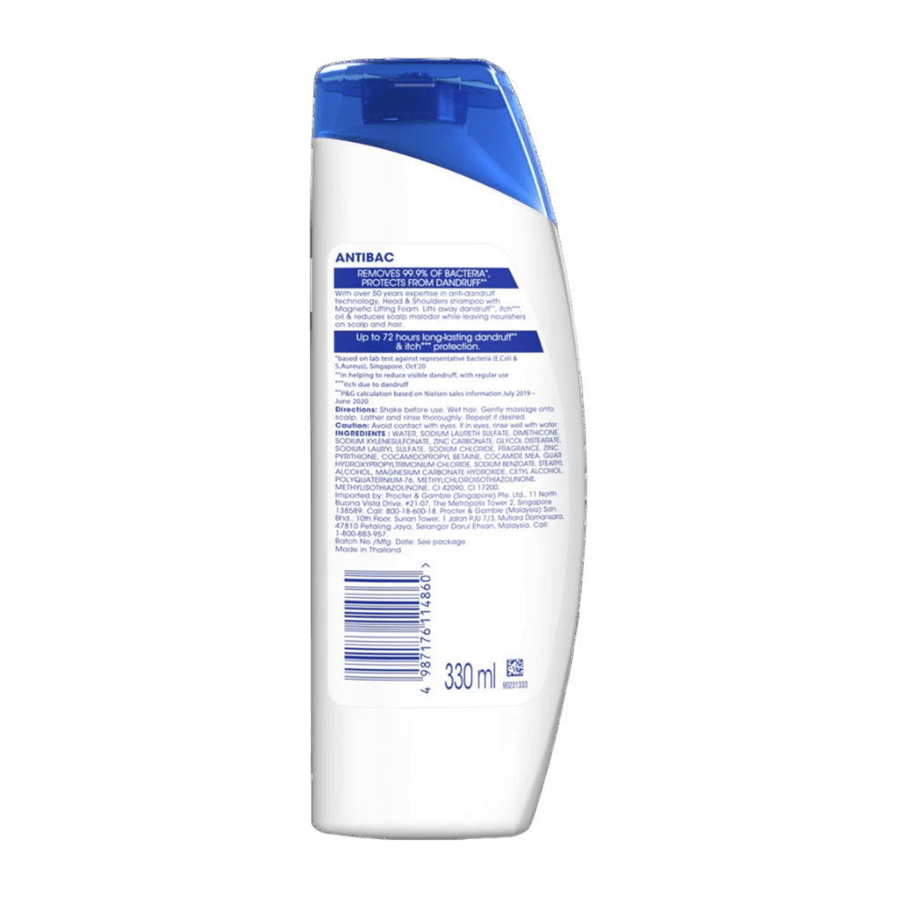 HEAD & SHOULDERS SHAMPOO 300ML - ANTIBAC
