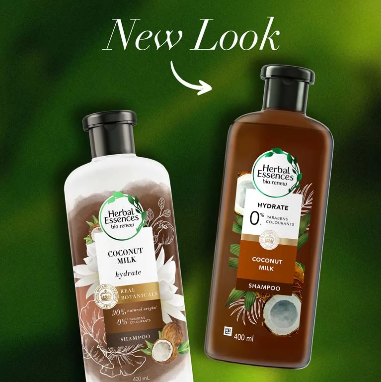 HERBAL ESSENCES SHAMPOO 600ML (BIO RENEW) - COCONUT MILK