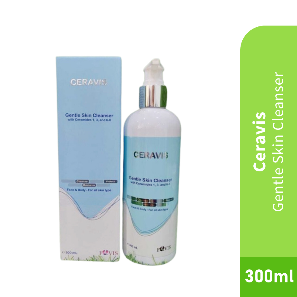 CERAVIS Gentle Skin Cleanser 300ml with Ceramide for Dry Skin, Irritated Skin Body Wash