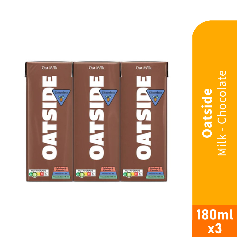 OATSIDE Milk 180ml - Chocolate, Vegan Milk, Oatside Barista,Oat Milk, Susu Oat, Plant Based Milk
