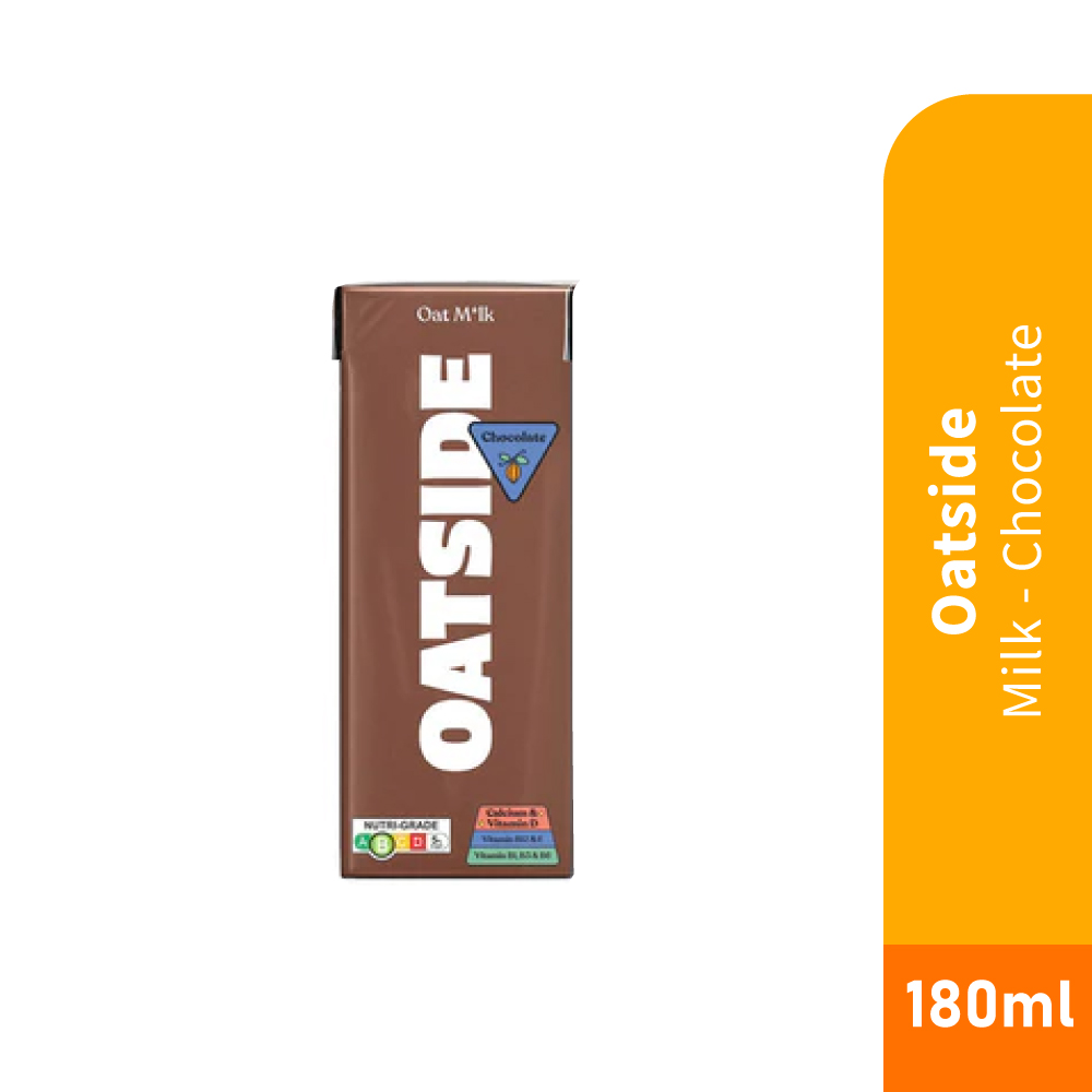 OATSIDE Milk 180ml - Chocolate, Vegan Milk, Oatside Barista,Oat Milk, Susu Oat, Plant Based Milk