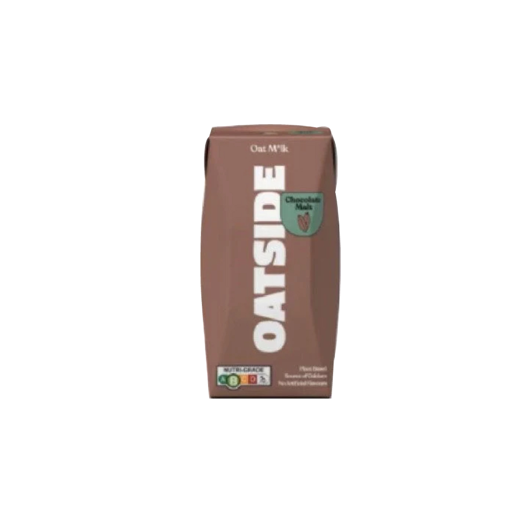 OATSIDE Milk 180ml - Chocolate Malt, Vegan Milk, Oatside Barista,Oat Milk, Susu Oat