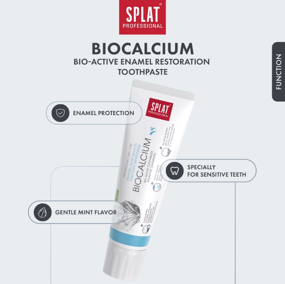 SPLAT Professional Biocalcium Whitening Toothpaste 20ml for Ubat Gigi, Pemutihkan Gigi