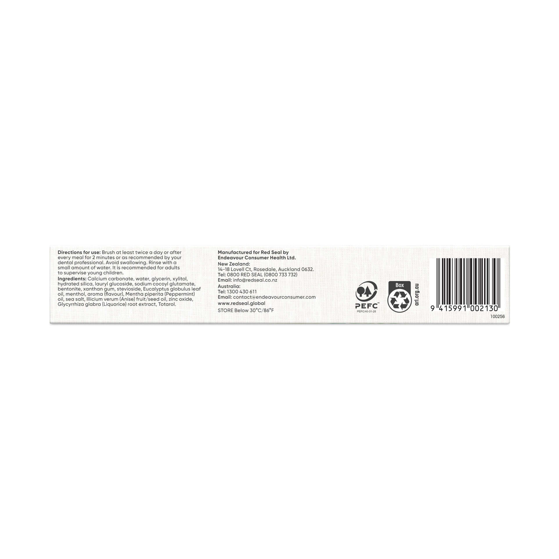 RED SEAL TOOTHPASTE COMP CARE 100G FOR UBAT GIGI